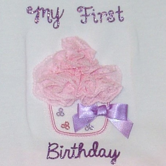 Koala Kids Other - My First Birthday Dress Tutu Pink White Lace Tulle